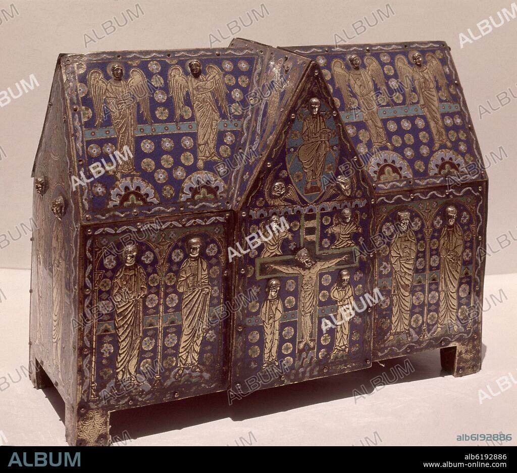 ARCA DE ESMALTE DE LIMOGES - SIGLO XII.