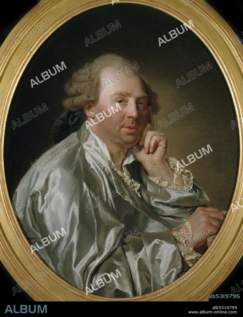 ETIENNE AUBRY. Portrait of Charles Claude Flahaut de La Billarderie, comte d'Angiviller (1730-1809).