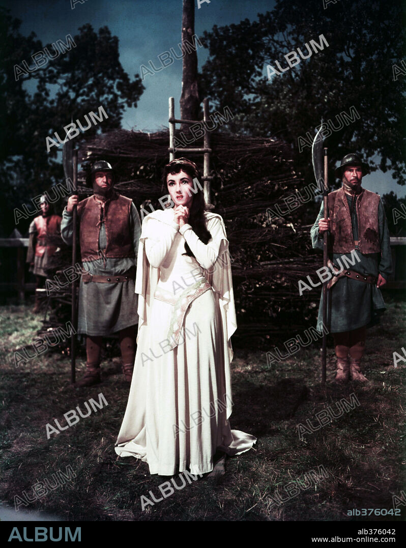 ELIZABETH TAYLOR in IVANHOE, 1952, directed by RICHARD THORPE. Copyright M.G.M.