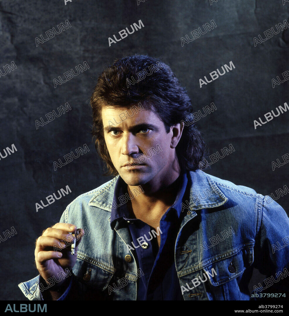 MEL GIBSON in LETHAL WEAPON, 1987, directed by RICHARD DONNER. Copyright WARNER BROTHERS.