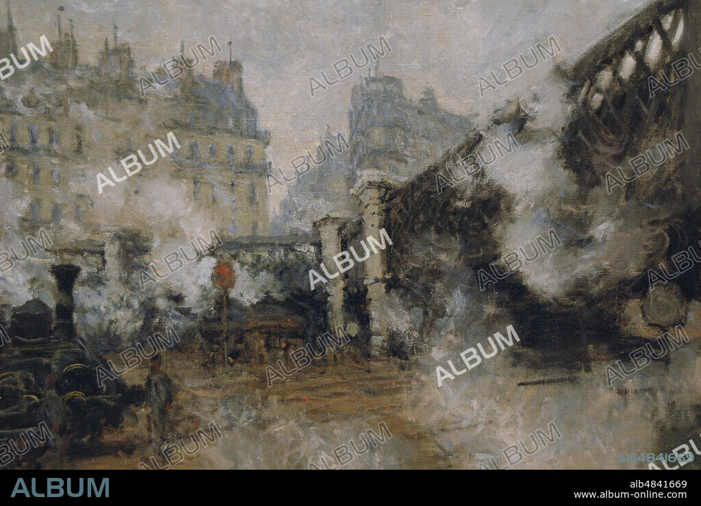 Claude Monet (1840-1926). Pintor impresionista francés. Puente de Europa, Estación Saint-Lazare,1877. Museo Marmottan Monet. París. Francia.