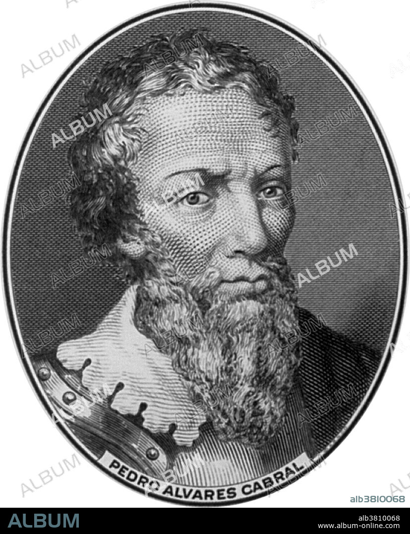 Pedro Alvares Cabral (1467 or 1468-1520) was a Portuguese noble, military commander, navigator and explorer regarded as the first European to set foot on Brazil. Cabral conducted the first substantial exploration of the northeast coast of South America and claimed it for Portugal.
