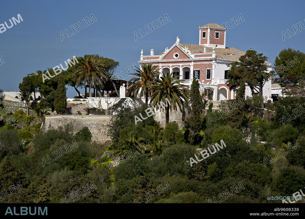 Lloc de Sant Antoni , alojamiento del almirante Nelson y Lady Hamilton en Mahon.Puerto de Mahon.Menorca.Islas Baleares. Spain.