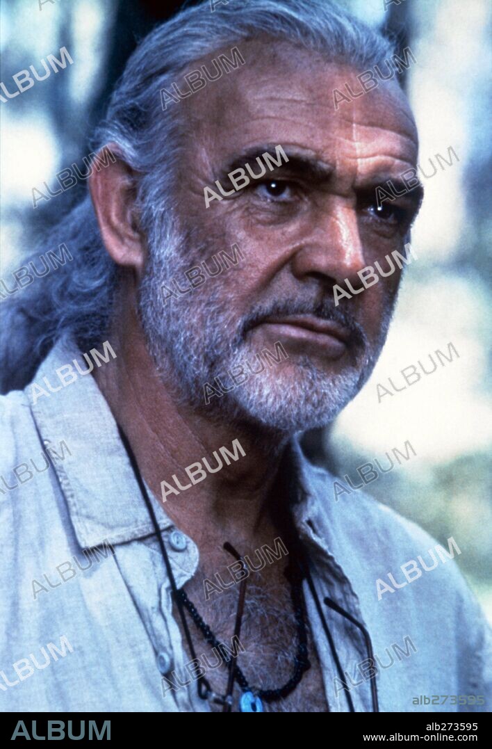 SEAN CONNERY dans MEDICINE MAN, 1992, réalisé par JOHN MCTIERNAN. Copyright CINERGI/COLUMBIA/TRI-STAR.
