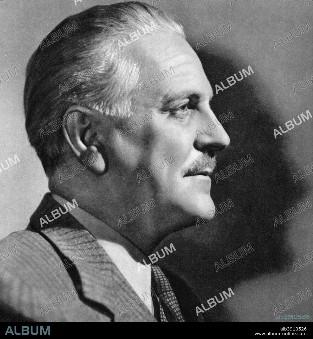 Frank Morgan, American film actor, 1934-1935. Morgan (1890-1949) is best known for playing the title character in The Wizard of Oz (1939). Taken from Meet the Film Stars, by Seton Margrave. (London, 1934-1935).