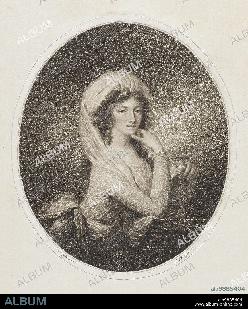 CARL HERMANN PFEIFFER. Princess of Liechtenstein, 18th century.