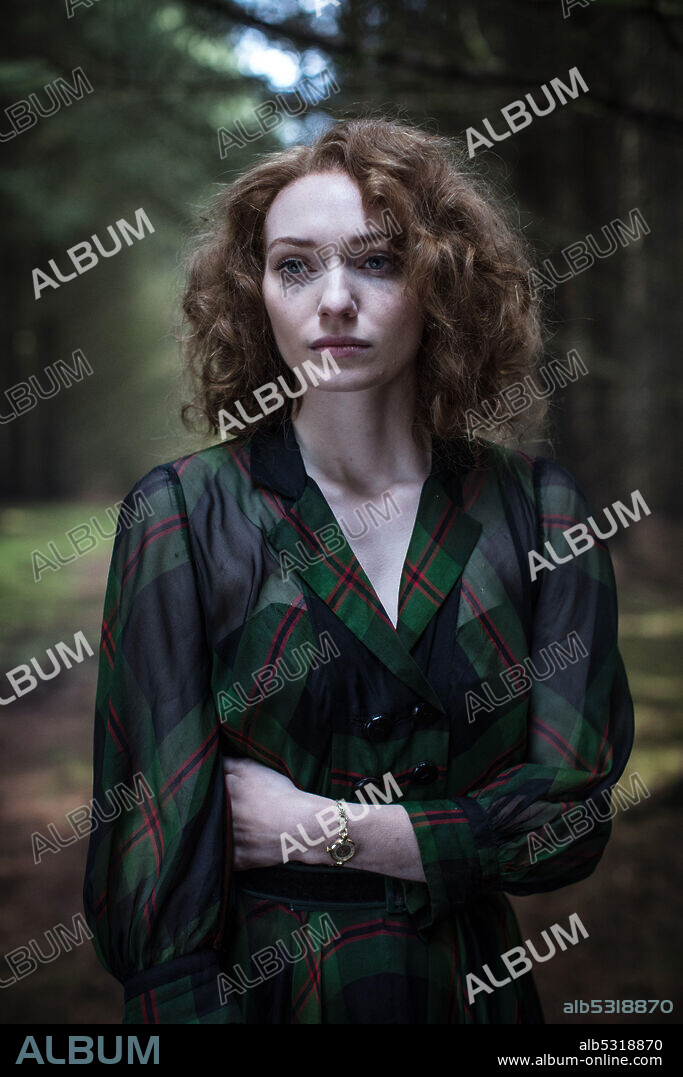 ELEANOR TOMLINSON in ORDEAL BY INNOCENCE, 2018, directed by SANDRA GOLDBACHER. Copyright MAMMOTH SCREEN.