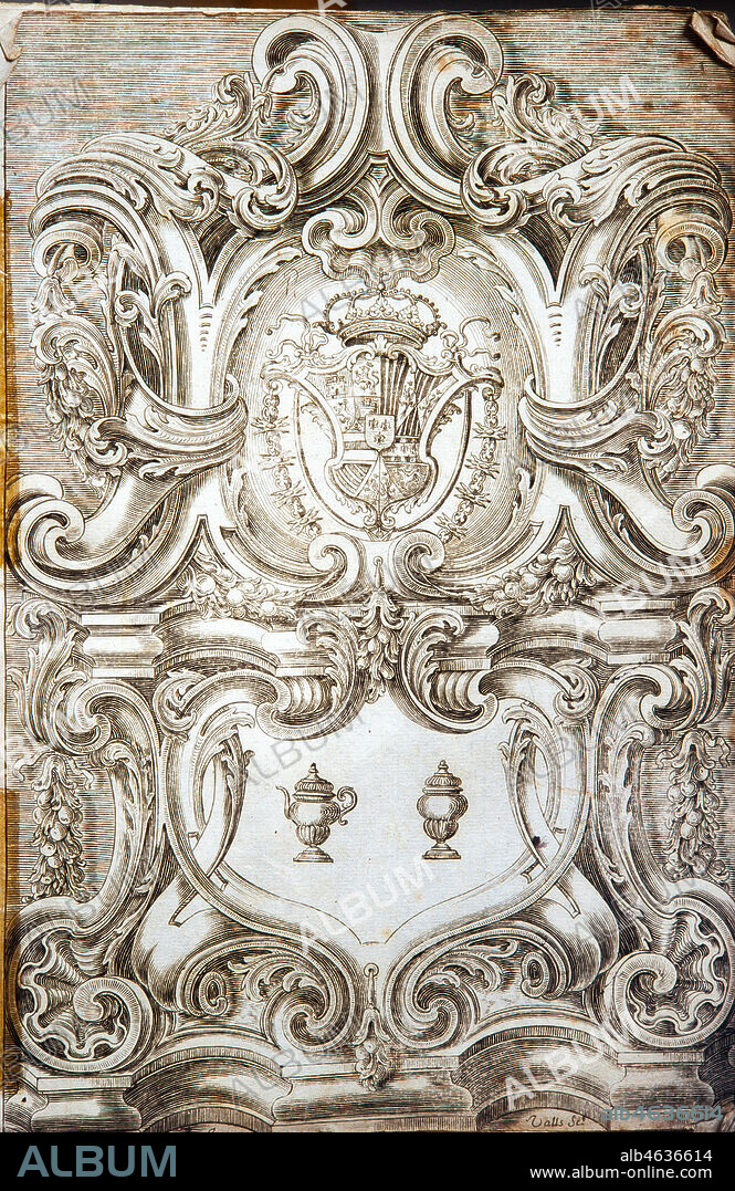 IGNACI VALLS. CEDULA DELS ARGENTERS 1732.. C.P.