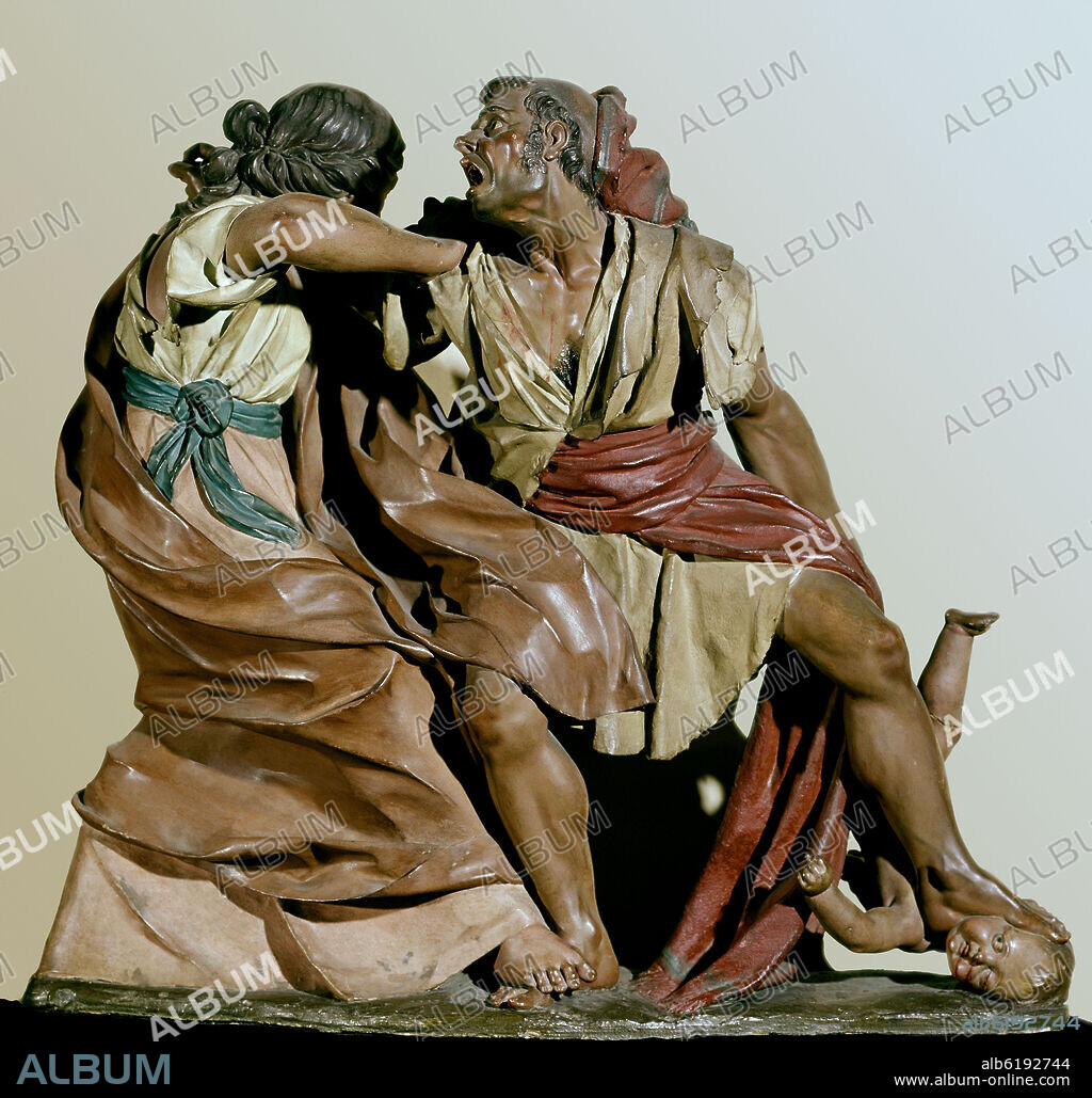 JOSE GINES (1768-1823). ESCULTURA - DEGOLLACION DE LOS INOCENTES.