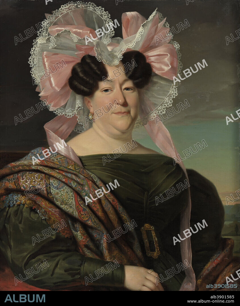JAN ADAM KRUSEMAN. Portrait of an unknown woman. Date/Period: 1829. Painting. Oil on canvas. Height: 78.7 cm (30.9 in); Width: 65.8 cm (25.9 in).