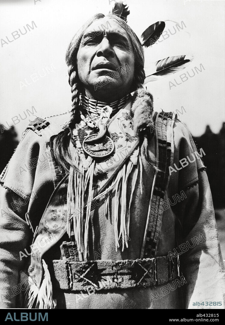 J. CARROL NAISH in SITTING BULL, 1954, directed by SIDNEY SALKOW. Copyright UNITED ARTISTS.