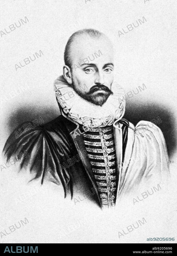 Michel de Montaigne (1533-1592) was one of the most significant philosophers of the French Renaissance, known for popularizing the essay as a literary genre. Portrait by Émile Desmaisons, 19th century.