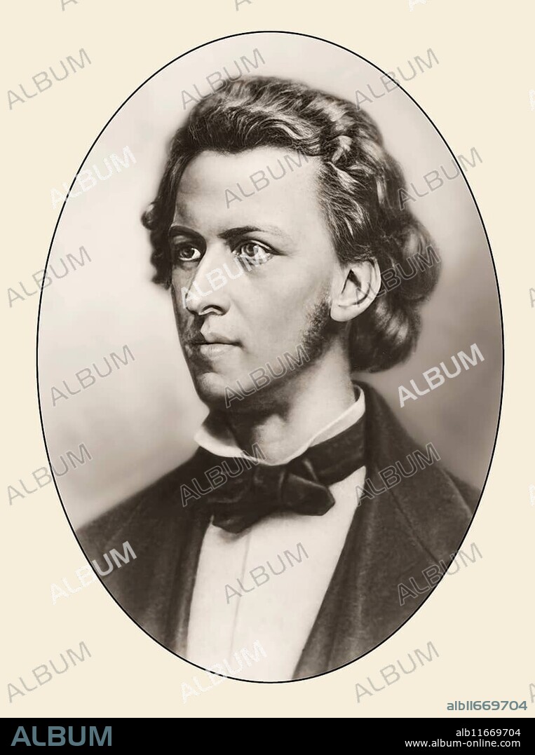 Frédéric François Chopin, 1810 – 1849, Polish composer.