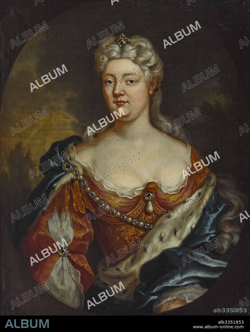 ANONYMOUS. Countess Palatine Caroline of Nassau-Saarbrücken (1704-1774).
