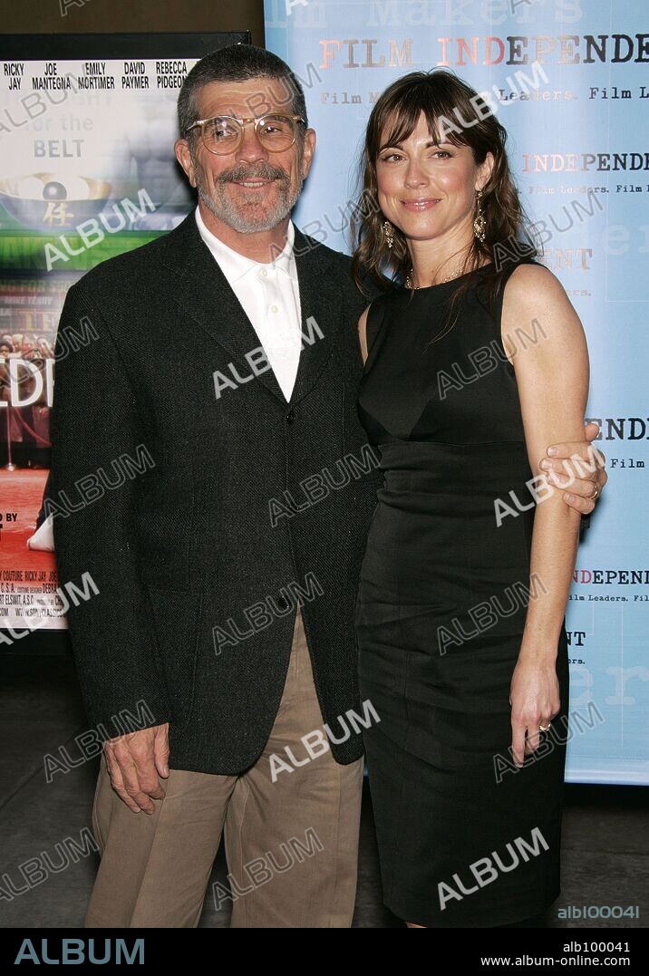 Apr 7, 2008 - Hollywood, California, USA - Director & Writer DAVID MAMET & Wife REBECCA PIDGEON arriving at the 'Redbelt' Los Angeles Screening at the Egyptian Theatre. 07/04/2008