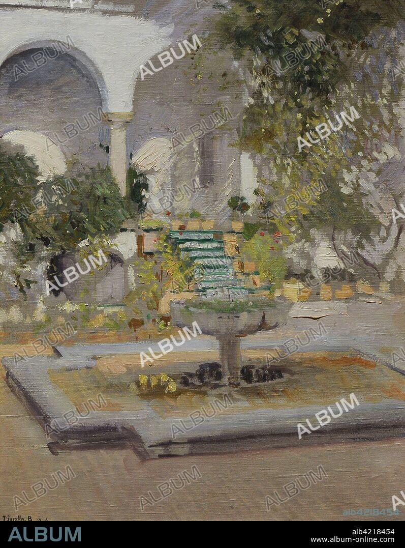 Joaquín Sorolla y Bastida (1863-1923). Pintor español. El Grutesco. Alcázar de Sevilla, 1908. Museo Sorolla. Madrid. España.