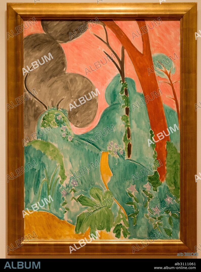 JARDIN MARROQUI (1912) DE HENRI MATISSE. MOMA.