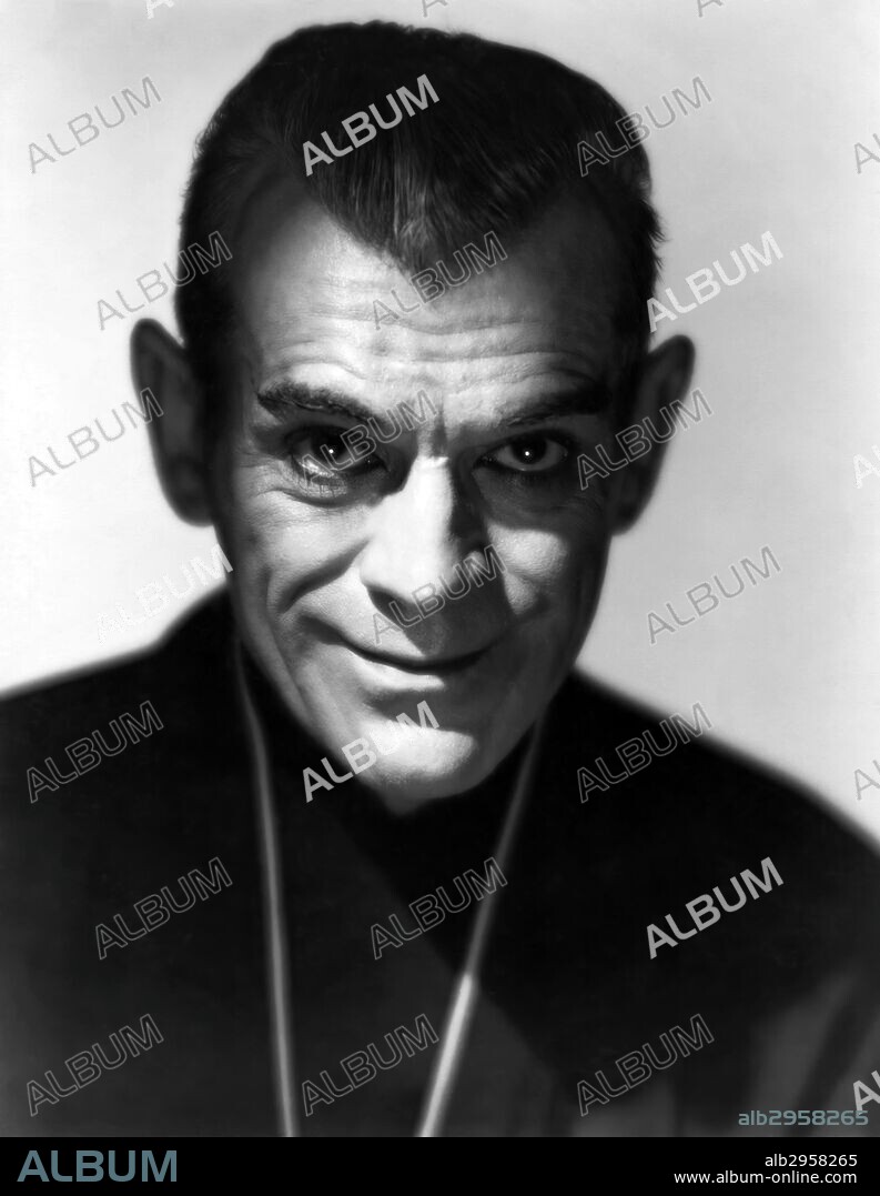 BORIS KARLOFF in THE BLACK CAT, 1934, directed by EDGAR ULMER. Copyright UNIVERSAL PICTURES.