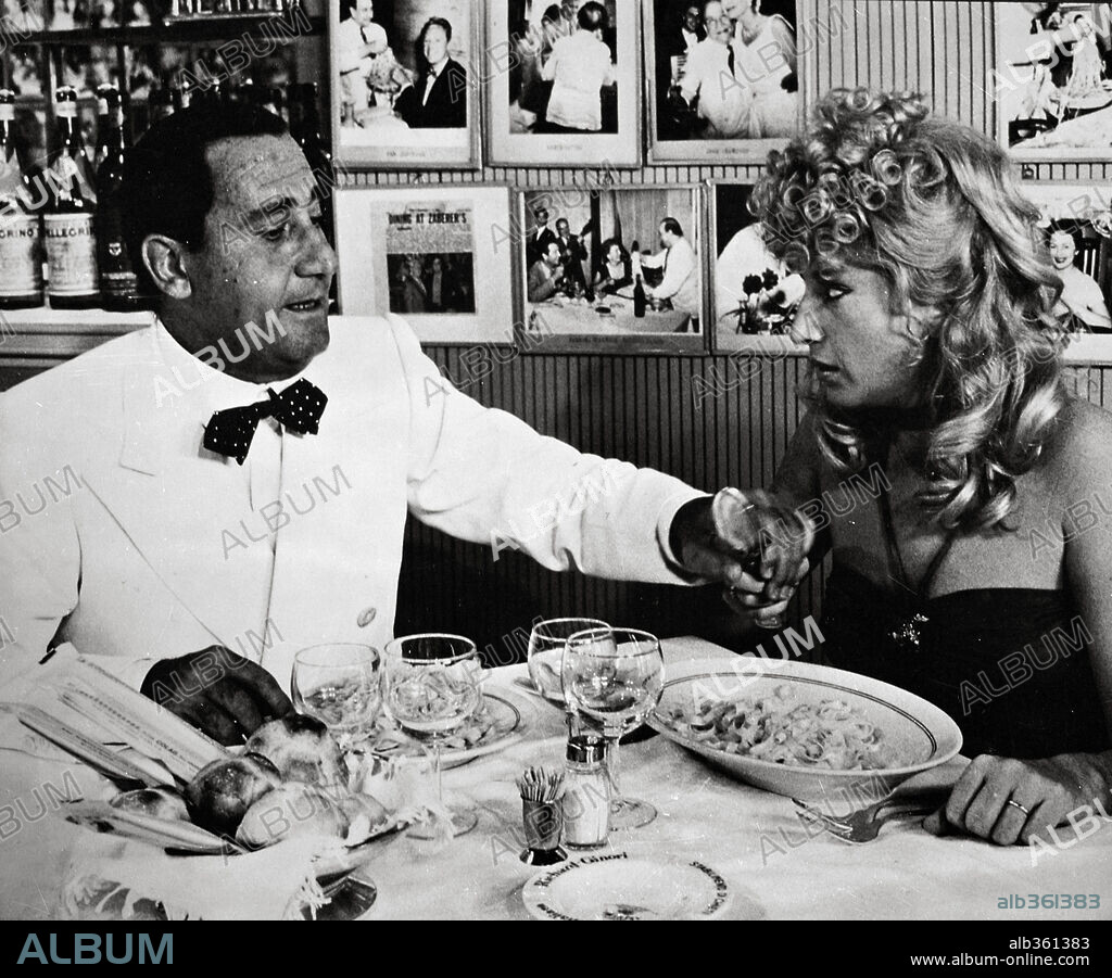 ALBERTO SORDI and MONICA VITTI in STARDUST, 1973 (POLVERE DI STELLE), directed by ALBERTO SORDI. Copyright Capitolina Produzioni Cinematografiche.