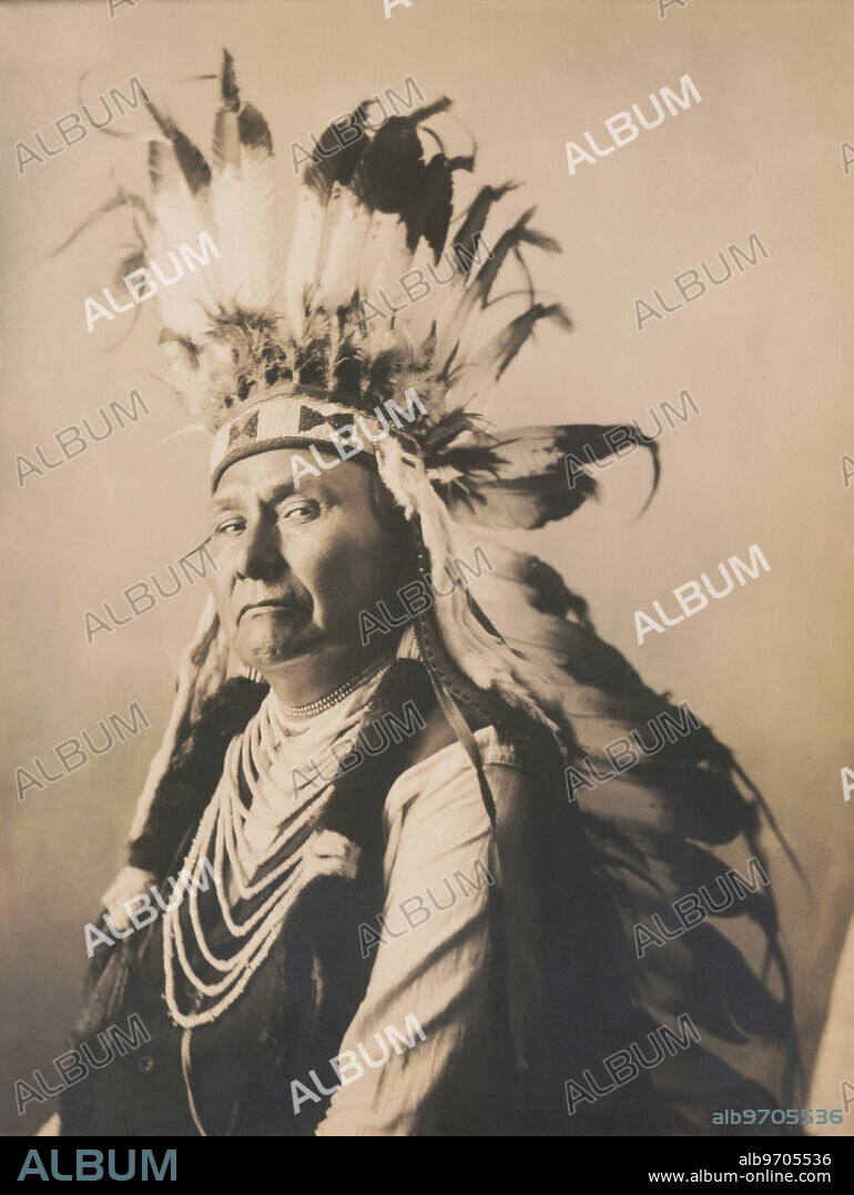 Chief Joseph (1840-1904), Nez Percé Chief, Half-Length Portrait, by De Lancey Gill, 1900.