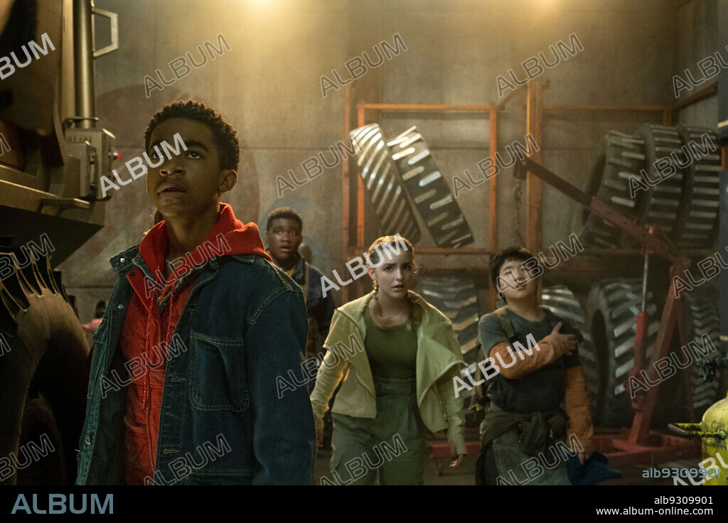 MCKENNA GRACE, ORSON HONG y THOMAS BOYCE en CRATER, 2023, dirigida por KYLE PATRICK ALVAREZ. Copyright 21 LAPS ENTERTAINMENT.