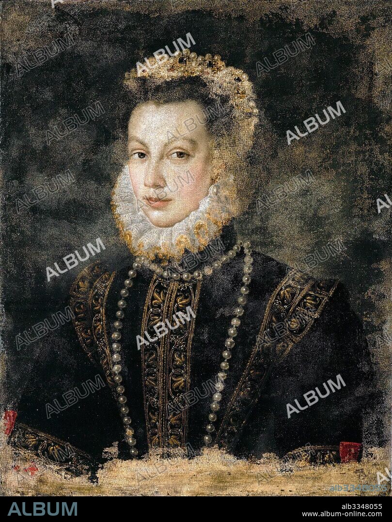 SOFONISBA ANGUISSOLA. Elisabeth of Valois (1545-1568), Queen of Spain.