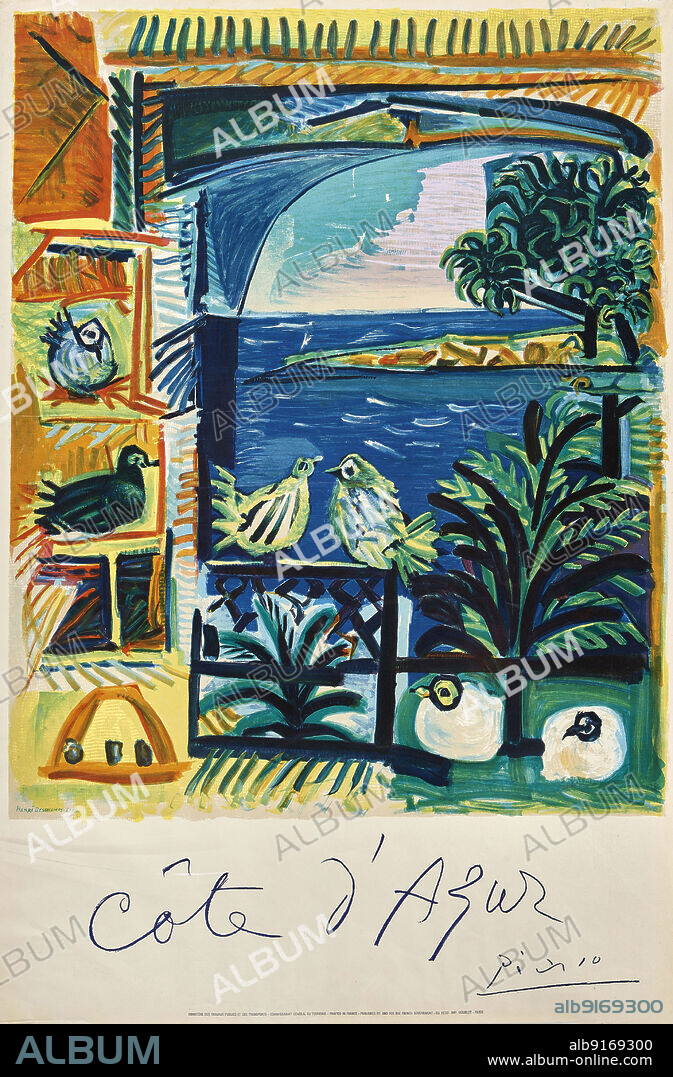 PABLO PICASSO. Côte d'Azur.
