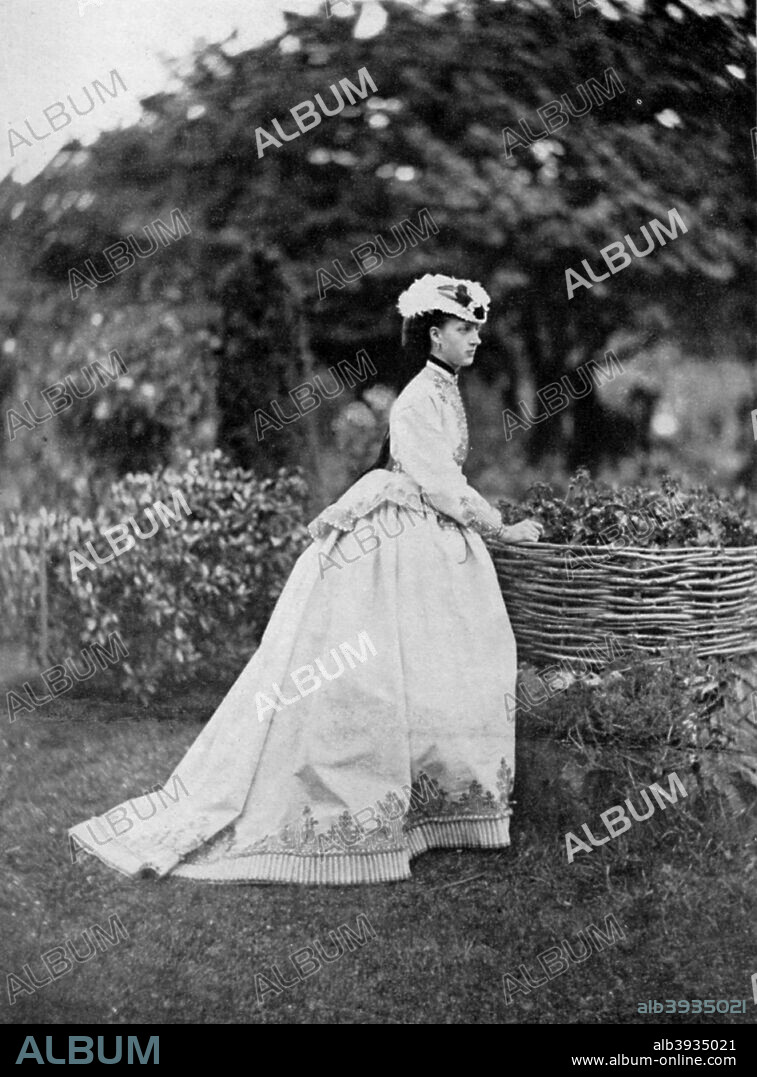 The Princess of Wales, 1866 (1964). Princess Alexandra of Denmark married the future King Edward VII in 1863. A print from King Edward the Seventh, by Philip Magnus, William Clowes and Sons Ltd, London, 1964.