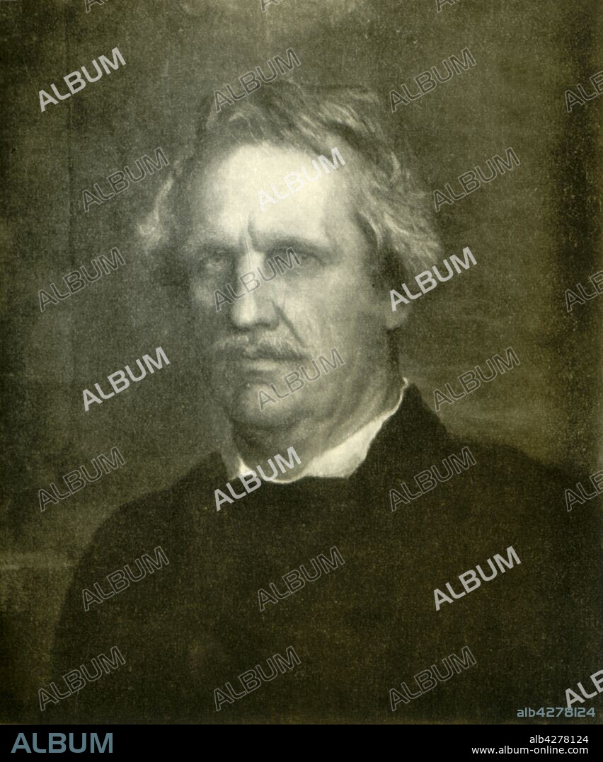 J CASWALL SMITH. 'Lord Lawrence', 1901. Portrait of John Laird Mair Lawrence, 1st Baron Lawrence (1811-1879), British Imperial statesman who served as Viceroy of India from 1864 to 1869. Photograph after a painting of 1862, in the National Portrait Gallery in London. From "The Life and Deeds of Earl Roberts, Vol. I. - To The End of the Indian Mutiny", by J. Maclaren Cobban. [T. C. & E. C. Jack, Edinburgh, 1901].