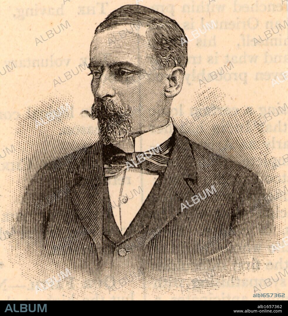 Henryk Sienkiewicz (1846-1916) Polish historical novelist who received the Nobel prize for Literature in 1905. His novel "Quo Vadis" (1895), set in Rome during the time of the emperor Nero, has been filmed several times. Engraving from "Great Thoughts from Master Minds" (London, 1901). (Photo by: Universal History Archive/UIG via Getty Images).