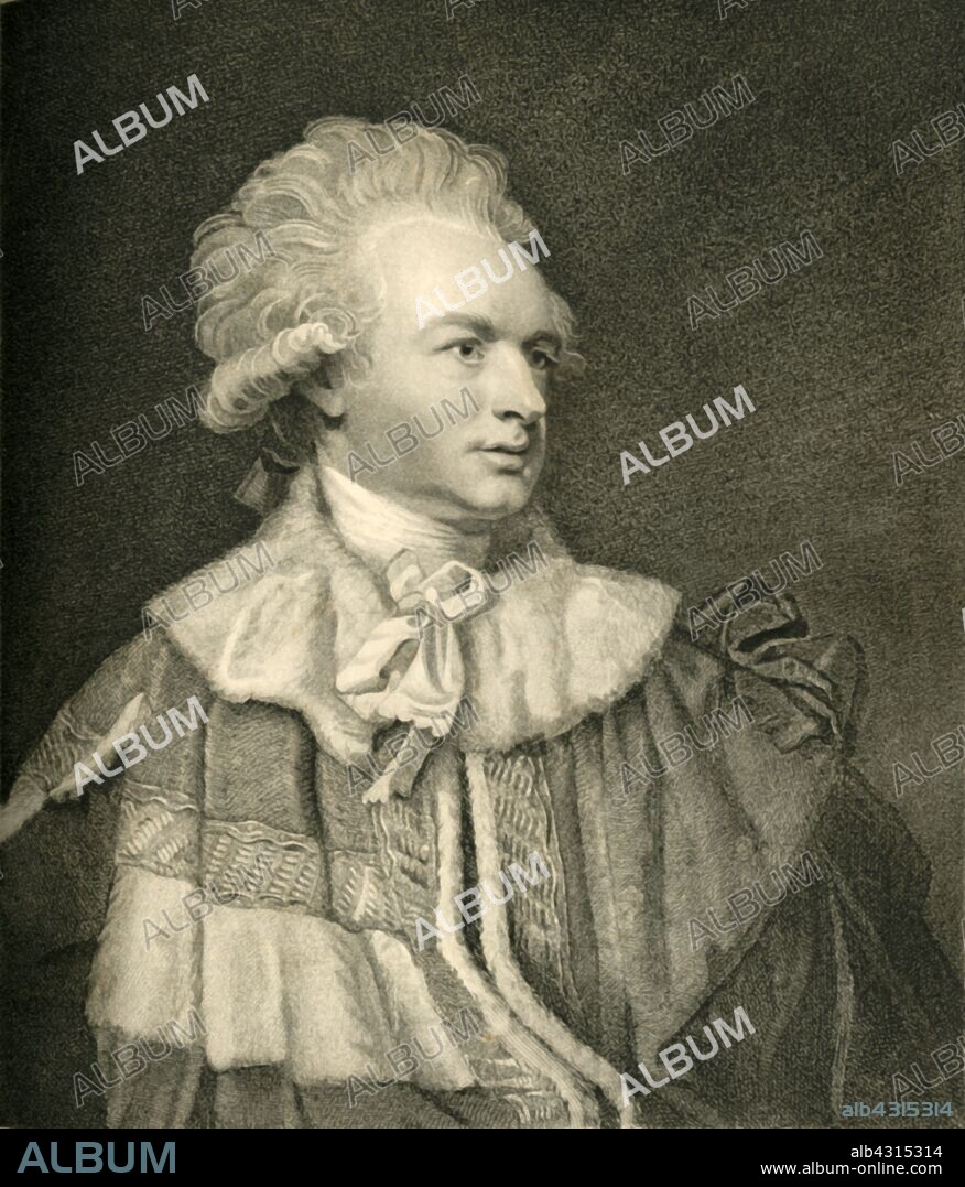 'Lord Sheffield',  (1735-1821), c1770, (1835). John Baker-Holroyd, 1st Earl of Sheffield (1735-1821), English politician who bought Sheffield Place in 1769. From "The History, Antiquities, and Topography of the County of Sussex, Volume the First", by Thomas Walker Horsfield, F.S.A. [Baxter, Sussex Press, Lewes; Messrs. Nichols and Son, London, (1835)].
