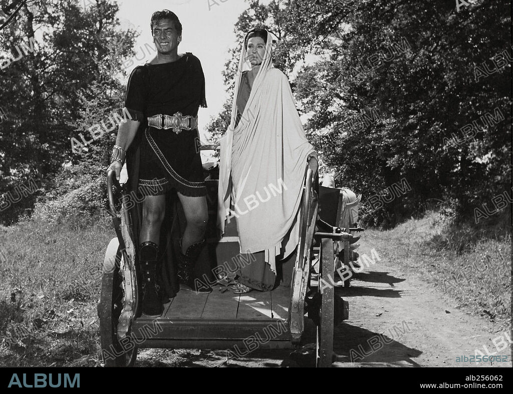 Aníbal, RITA GAM y VICTOR MATURE. RITA GAM y VICTOR MATURE en ANÍBAL, 1960 (ANNIBALE), dirigida por CARLO LUDOVICO BRAGAGLIA y EDGAR ULMER. Copyright FONO ROMA.