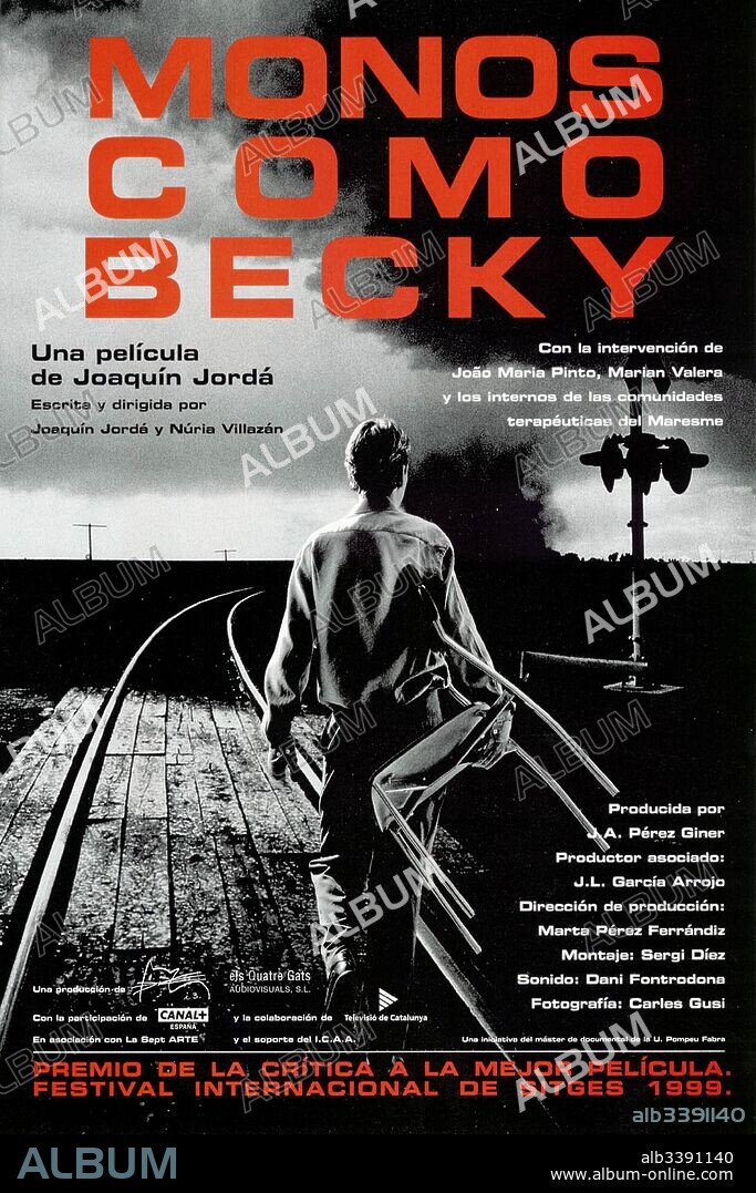 Poster de MONES CON LA BECKY, 1999 (MONES COM LA BECKY), dirigida por JOAQUIN JORDA. Copyright CANAL+ESPAÑA/ELS QUATRE GATS AUDIOVISUALS S.L/TV3.