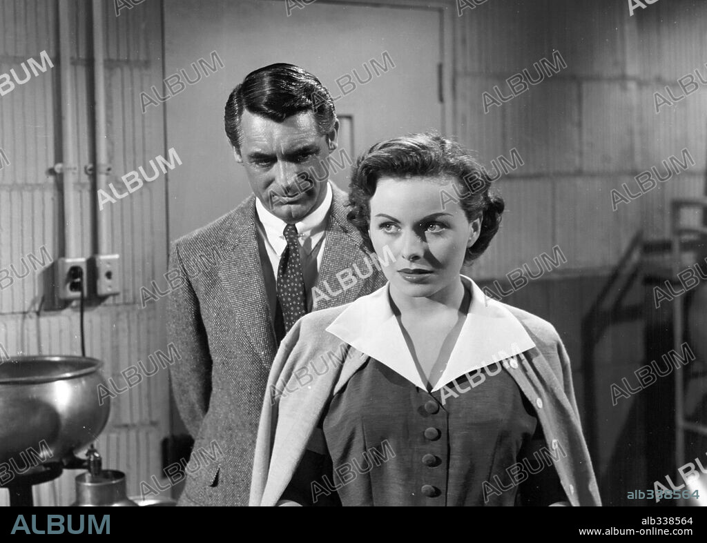 CARY GRANT and JEANNE CRAIN in PEOPLE WILL TALK, 1951, directed by JOSEPH L. MANKIEWICZ. Copyright 20TH CENTURY FOX.