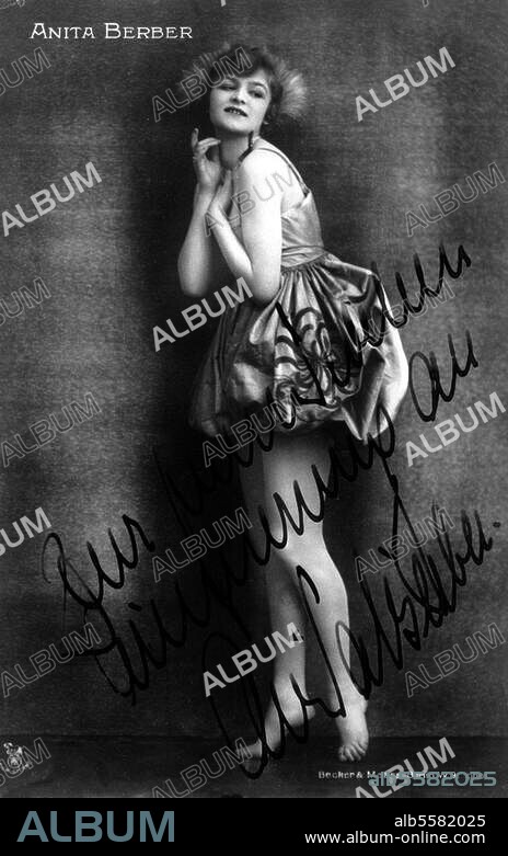 Berber, Anita Dancer. Publicity photo. Photo, c. 1920 (Becker & Maass, Berlin). With autograph.