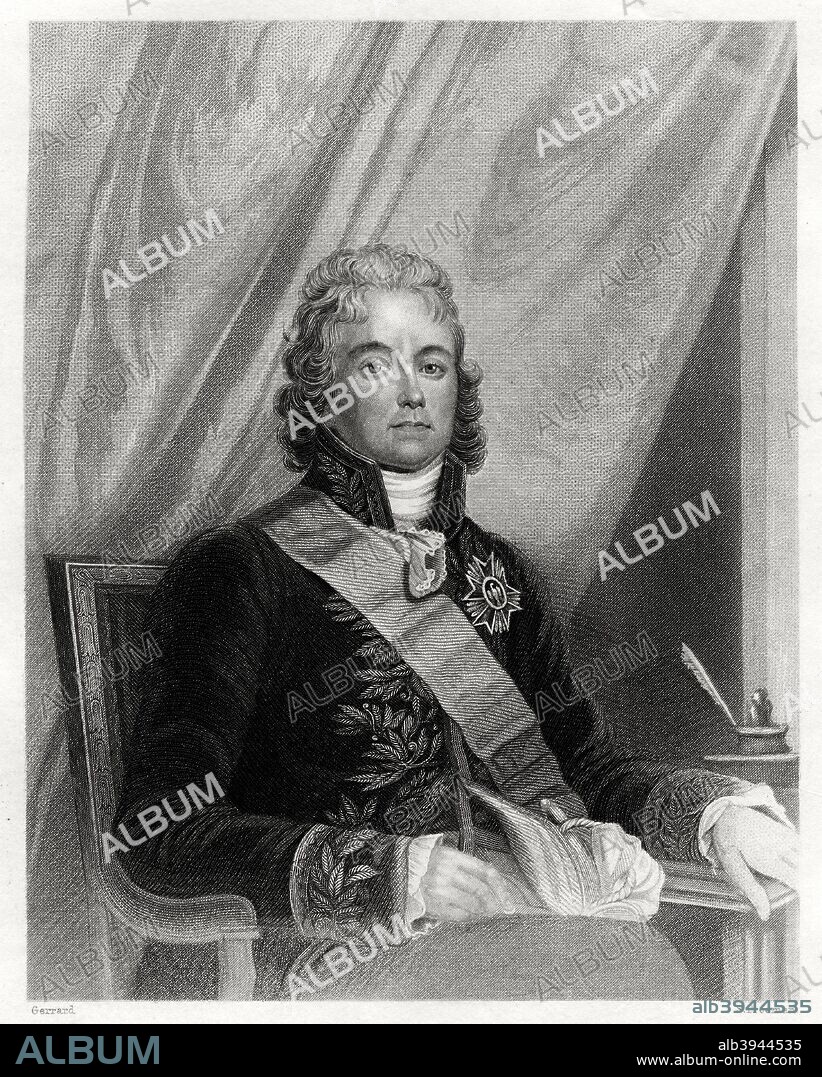 Charles Maurice de Talleyrand-Perigord, French diplomat, 19th century. Portrait of Talleyrand (1754-1838).