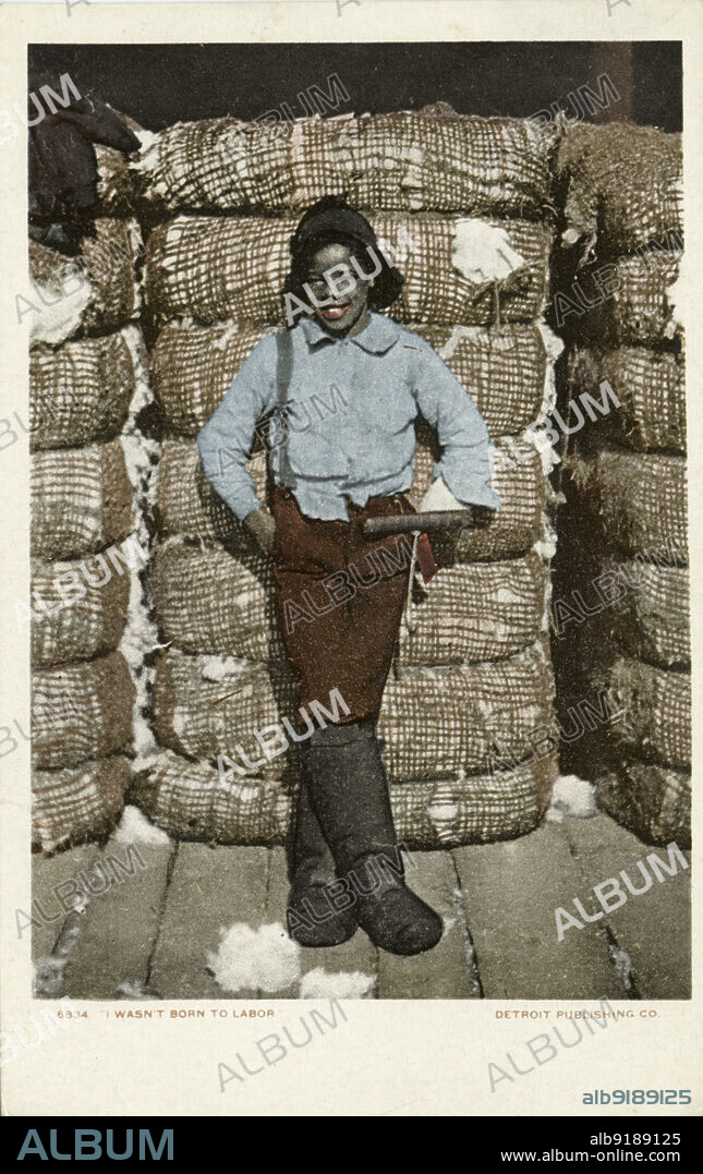 DETROIT PUBLISHING COMPANY. I Wasn't Born to Labor, 1902 - 1903.