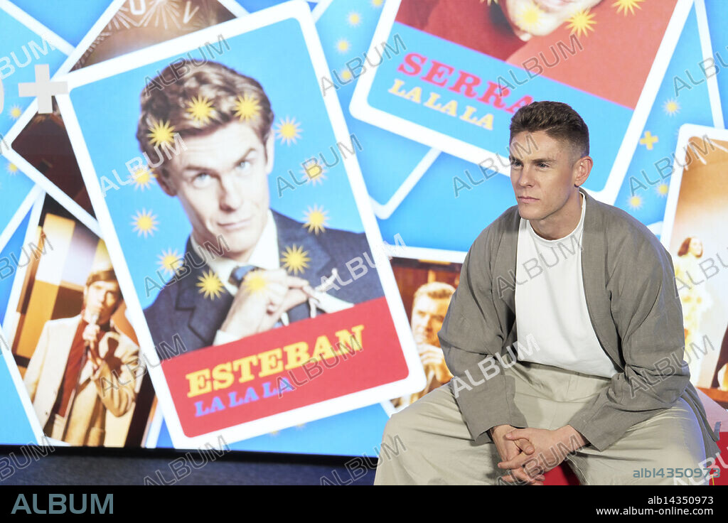 Patrick Criado attends 'La Cancion' Phocall at Espacio Movistar on May 6, 2025 in Madrid, Spain.