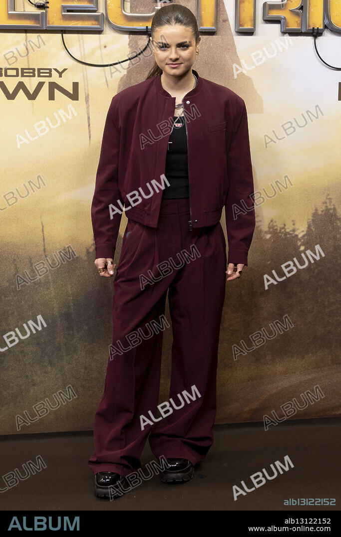 Lucia De La Puerta attended "The Electric State" Premiere at Callao Cinema on February 27, 2025 in Madrid, Spain.