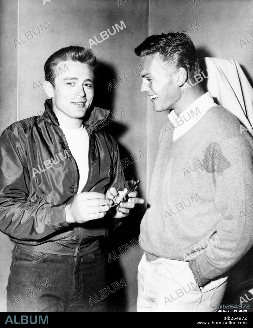 JAMES DEAN and TAB HUNTER.