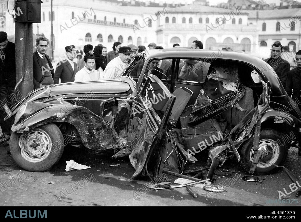 Car accident. Italy 1959.