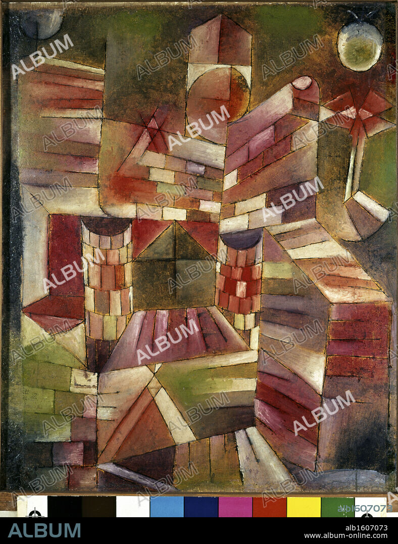 Architecture from the Window  (Architecture a la Fenetre)  1919   Paul Klee (1879-1940/Swiss).