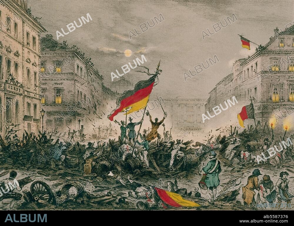 Révolution française et « vandalisme » Street Battle / German Revolutions of 1848-49 / Berlin
