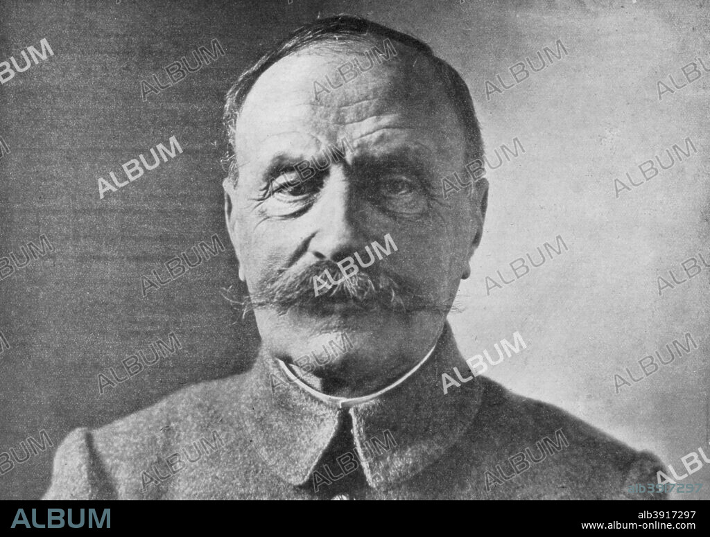 Ferdinand Foch, French general and Allied Supreme Commander in World War I, 26 March, 1918. Foch (1851-1929) on the day he was chosen as supreme commander of the Allied armies, five days after the start of the German Spring Offensive which threatened to end the war in Germany's favour. In July 1918 Foch stopped the German advance at the Second Battle of the Marne, finally turning the tide of the war decisively in the Allies' favour, for which he was made a Marshal of France.