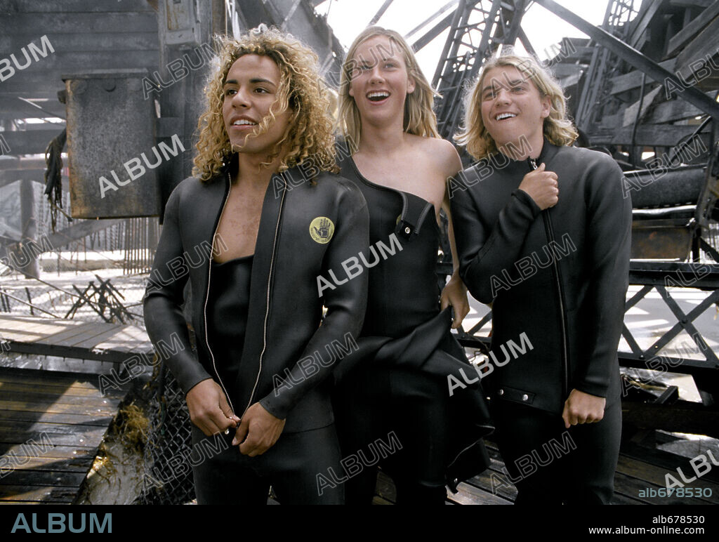 EMILE HIRSCH, JOHN ROBINSON y VICTOR RASUK en LOS AMOS DE DOGTOWN, 2005 (LORDS OF DOGTOWN), dirigida por CATHERINE HARDWICKE. Copyright COLUMBIA PICTURES / TRUEBLOOD, J.
