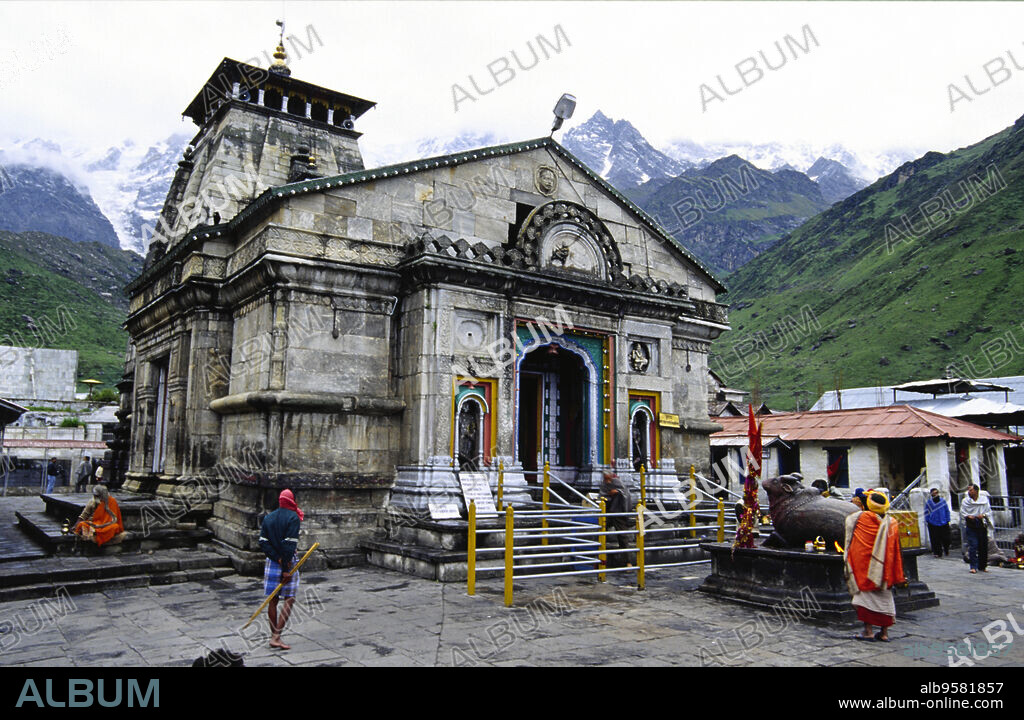 Templo de Kedarnath, Himalaya Garhwal, Uttarakhand,Uttar Pradesh,India.