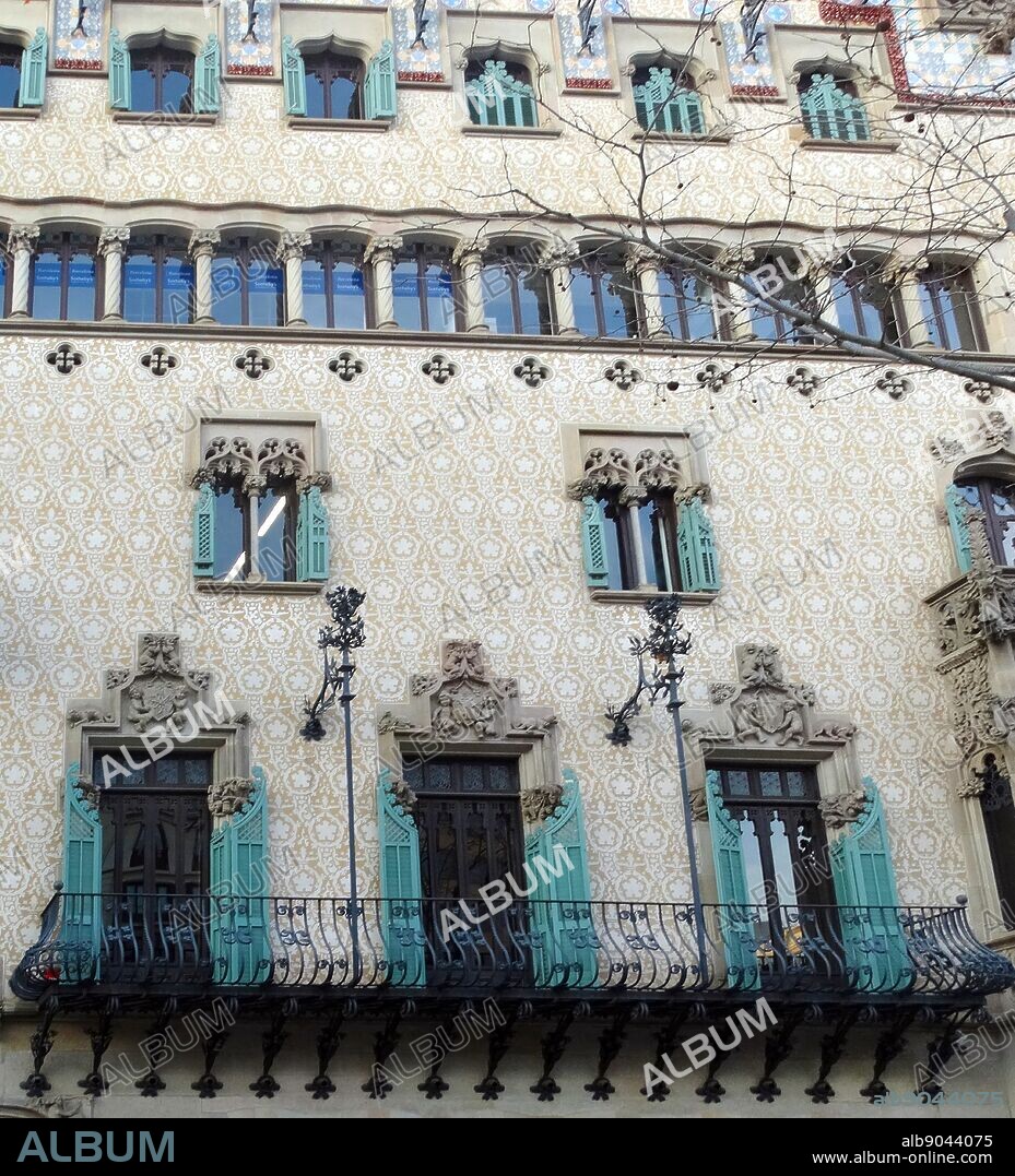 Casa Amatller (completed in 1900) is a building in the Modernisme style in Barcelona, Spain, designed by Josep Puig i Cadafalch. Along with Casa Batlló and Casa Lleó-Morera.
