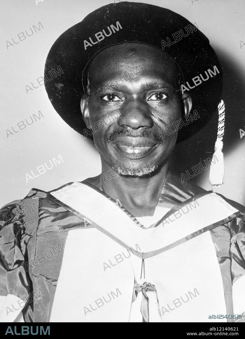 Nigeria. Portrait of Sir Abubakar Tafawa Balewa , Prime Minister of the Federation of Nigeria. 4 January 1963.