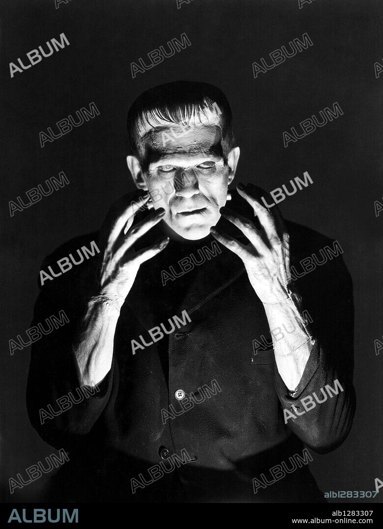 BORIS KARLOFF en EL DOCTOR FRANKENSTEIN, 1931 (FRANKENSTEIN), dirigida por JAMES WHALE. Copyright UNIVERSAL PICTURES.