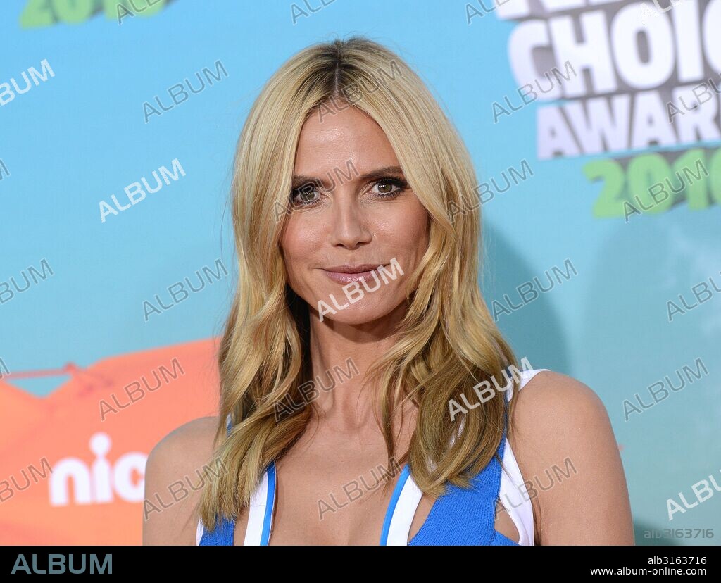 HEIDI KLUM. March 13, 2016 - Los Angeles, California, Etats-Unis - Haidi Klum @ 2016 Nickelodeon Kids Choice awards held @ the Forum..March 12, 2016. 13/03/2016